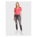 Calvin Klein Jeans Tričko J20J220303 Ružová Slim Fit