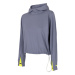 Dámska mikina s kapucňou 4F WOMENS SWEATSHIRT BLD021-25S-GREY