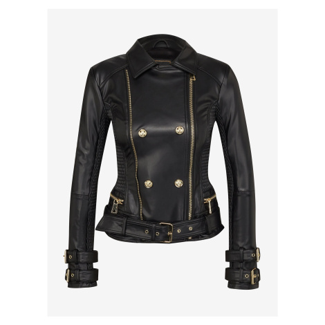 Black women's leather jacket Guess - Women's