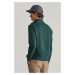 MIKINA GANT SACKER RIB HALF ZIP TARTAN GREEN