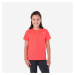 Dievčenské turistické tričko MH500 koralové pre 7 až 15 rokov