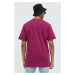 Bavlnené tričko Vans fialová farba, s potlačou