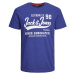 Jack&Jones Pánske tričko JJELOGO Stan dard Fit 12238252 Bluing S