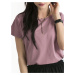 Basic brown and pink T-shirt
