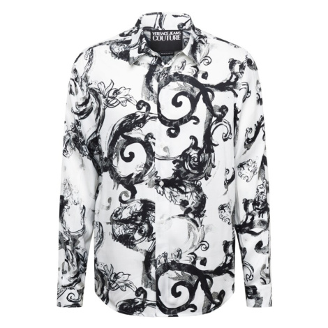 Versace Jeans Couture Košeľa  sivá / čierna / biela