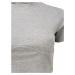 Public Desire Curve Tričko  sivá melírovaná / čierna / biela