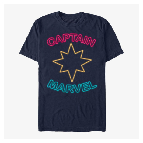 Queens Captain Marvel: Movie - Captain Marvel Neon Men's T-Shirt