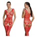 Passion ECO BS014 red - Bodystocking Farba: Červená