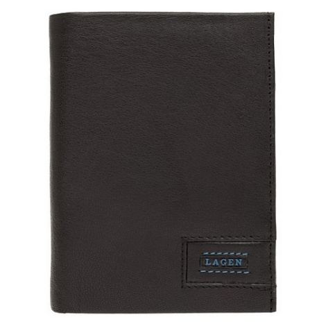 Pánska kožená peňaženka Lagen Magnum - čierna