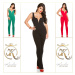 Sexy KouCla V-Cut jumpsuit red