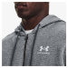 Mikina Under Armour Essential Fleece Fz Hood Gray