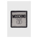Hodvábna vreckovka Moschino x Smiley šedá farba
