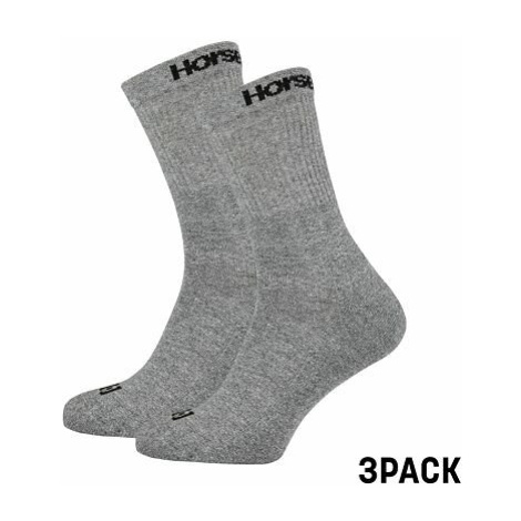 HORSEFEATHERS Ponožky Delete 3Pack - heather gray GRAY