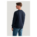 MIKINA GANT REG SHIELD C-NECK SWEAT EVENING BLUE