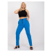 Blue Oversized Sweatpants with Straight Legs by Savage