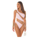 Sexy Koucla Monokini one-shoulder with Mesh Insert blackbeige