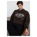 Trendyol Green Oversize/Wide Cut Embroidered Printed Fleece Inside Sweatshirt