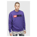 9011 DIESEL S.P.A.,BREGANZE Mikina - Diesel SCREWDIVISION SWEATSHIRT fialová