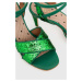 Sandále Red Valentino zelená farba, 2Q2S0H80JPE
