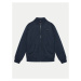 Tommy Hilfiger Bundy bomber KB0KB09091 Tmavomodrá Relaxed Fit