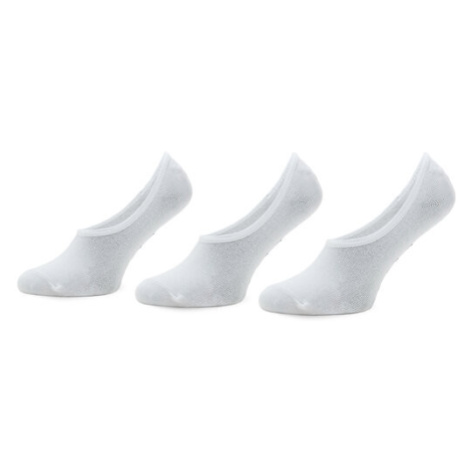 Dickies Súprava 3 párov krátkych pánskych ponožiek Invisible Sock DK0A4XJZ Biela
