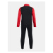 Červeno-čierna chlapčenská tepláková súprava Under Armour UA CB Knit Track Suit