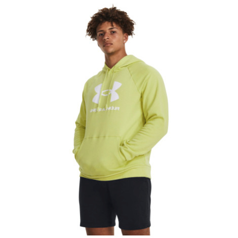 Pánska zateplená mikina s kapucňou UNDER ARMOUR UA Rival Fleece Logo HD-YLW