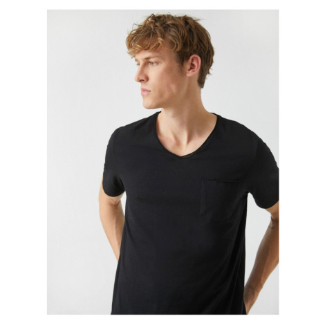 Koton V-Neck Standard Fit Basic T-Shirt