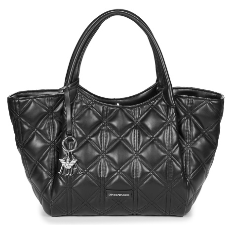 Emporio Armani  WOMEN'S SHOPPING BAG  Veľká nákupná taška/Nákupná taška Čierna