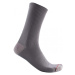 CASTELLI Cyklistické ponožky klasické - BANDITO WOOL 18 - šedá