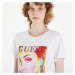 GUESS Front Print T-shirt cwhite