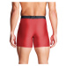 Pánske boxerky UNDER ARMOUR 3 PACK-M UA Perf Tech 6in-RED