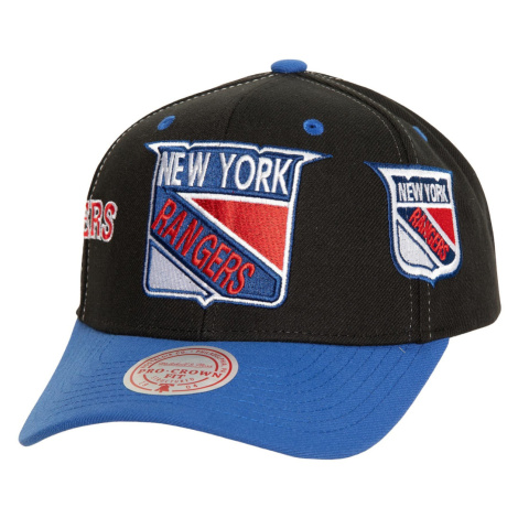 New York Rangers čiapka baseballová šiltovka Overbite Pro Snapback Vntg 47 Brand