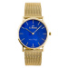 Hodinky G. ROSSI - 8709B2 (zg775e) gold/blue