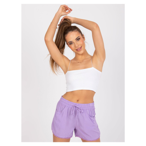 Shorts-D73761M61531KA-light purple Fresh Made