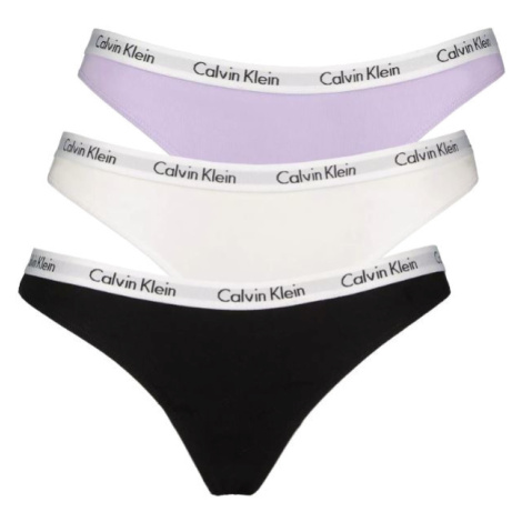 Calvin Klein 3 PACK - dámske tangá PLUS SIZE QD3800E-HVN XL