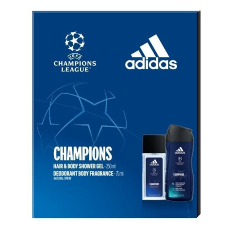 ADIDAS UEFA CHLE DEO ROZPRAS 75ML+SG 250ML 1SET