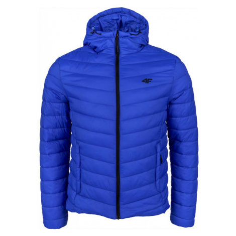 4F MEN´S JACKET tmavo modrá - Pánska zimná bunda