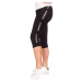 Yoclub Dámske capri legíny s vysokým pásom ULD-0011K-3400 Black