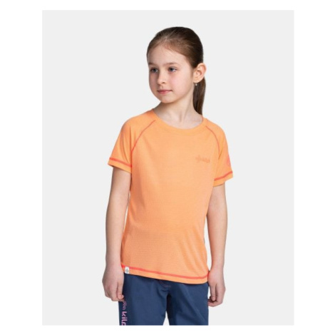Girls' functional T-shirt KILPI TECNI-JG coral