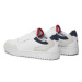 Tommy Hilfiger Sneakersy Th Basket Core Lth Mix Ess FM0FM05058 Biela