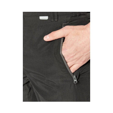Regatta Outdoorové nohavice Leesvile II RMJ240R Čierna Regular Fit