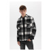 DEFACTO Relax Fit Checked Cotton Long Sleeve Shirt