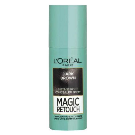 L'Oréal Paris Magic Retouch sprej na vlasy na zakrytie odrastov tmavo hnedá, 75 ml