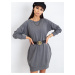 Dark gray cotton dress