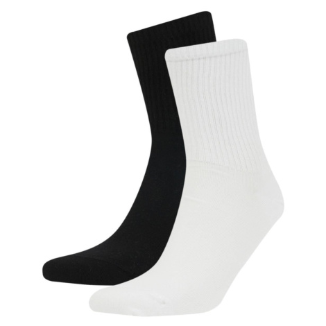 DEFACTO Men's Seamless 2-Piece Bamboo Socks