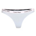 Calvin Klein 3PK THONG Dámske nohavičky tango, biela, veľkosť
