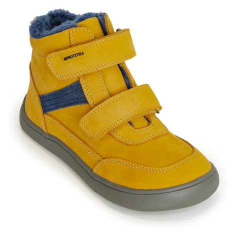 Protetika Chlapčenská zimná barefoot vychádzková obuv Targo béžová 22