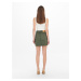 Kaki púzdrová mini sukňa Jacqueline de Yong Lara