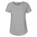 Neutral Dámske tričko s ohrnutými rukávmi z organickej Fairtrade bavlny - Športovo šedá